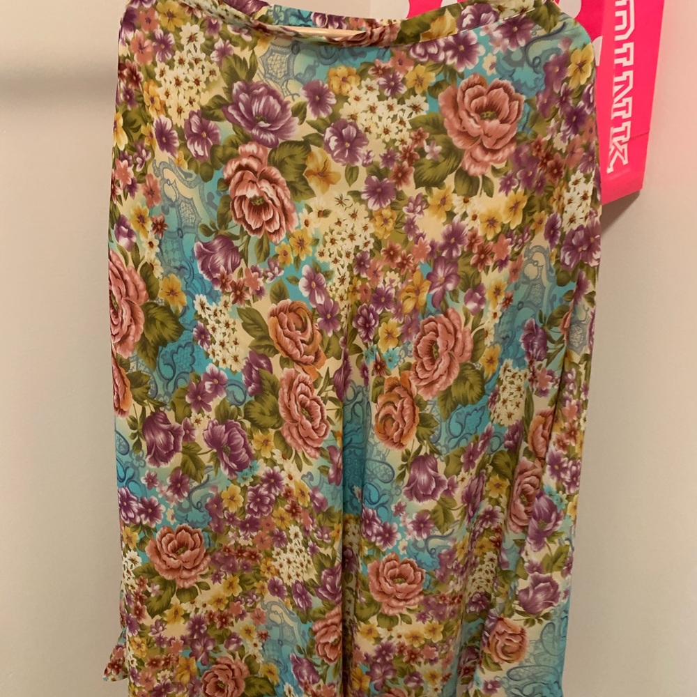 Floral maxi skirt